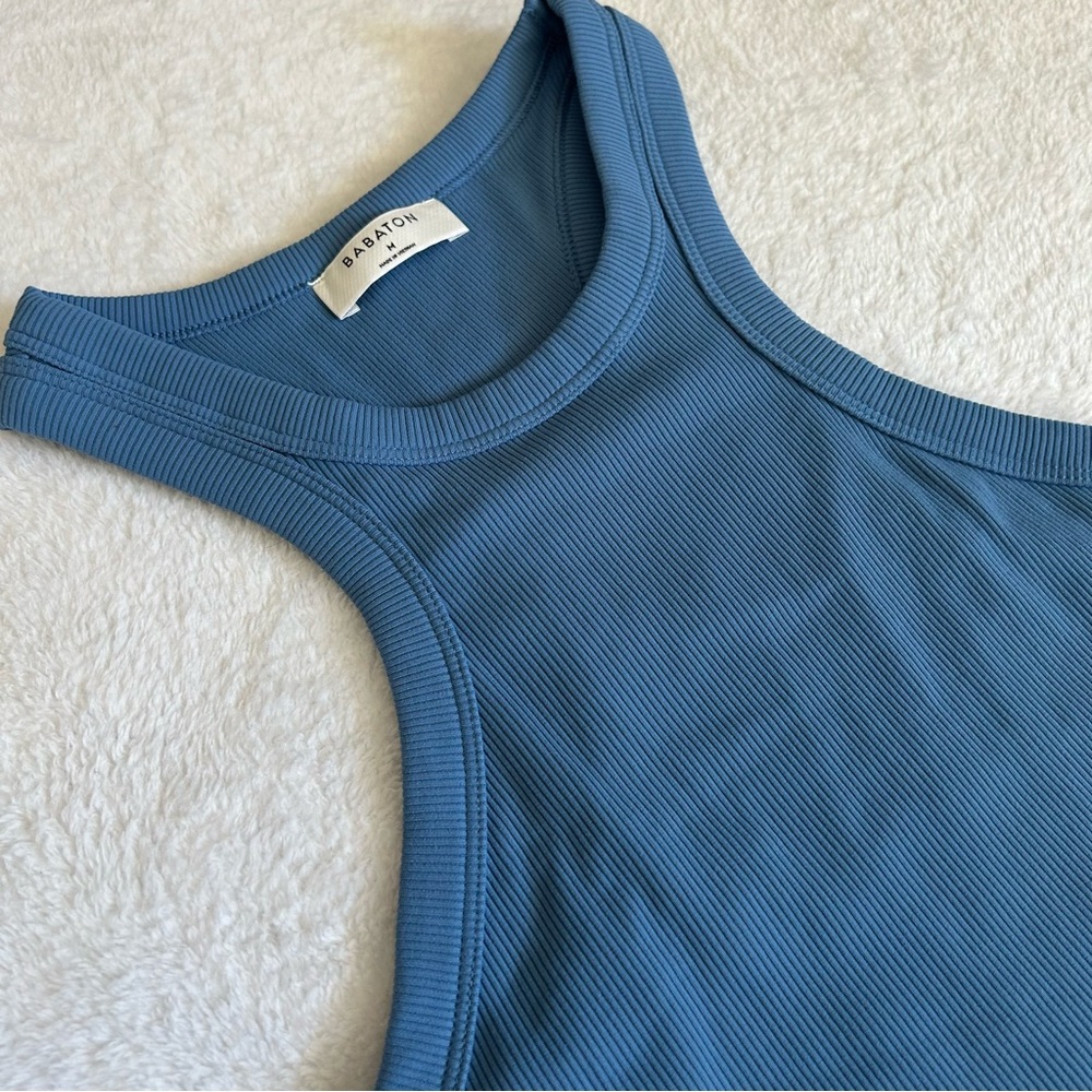 Aritzia Babaton Sculpt Knit Racerback Tank